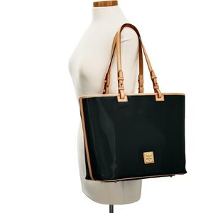 Dooney & Bourke Patent Black Tote